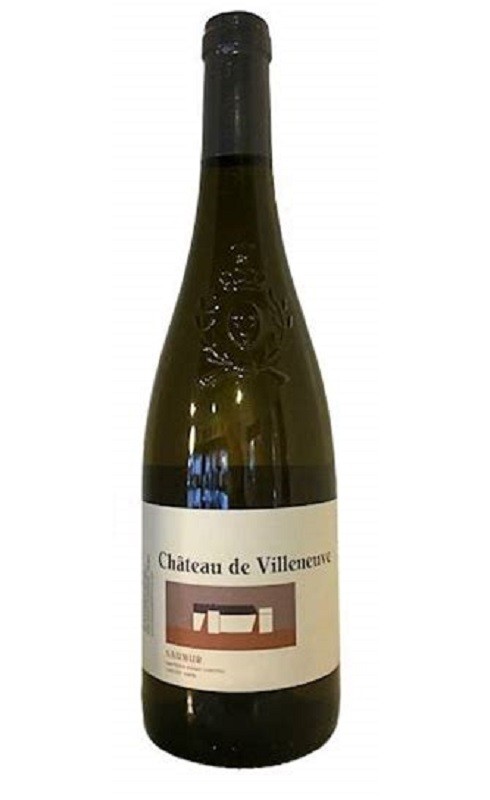 Photographie d'une bouteille de vin blanc Villeneuve Saumur 2021 Blc Bio 75cl Crd
