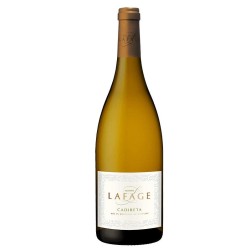 Photographie d'une bouteille de vin blanc Lafage Cadireta 2021 Igp Cote Catalanes Blc 75cl Crd