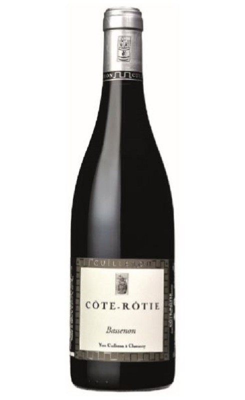 Photographie d'une bouteille de vin rouge Cuilleron Bassenon 2020 Cote-Rotie Rge 75cl Crd
