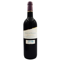 Photographie d'une bouteille de vin rouge Ormarine Esprit De Villemarin 2022 Coll Moure Rge 75cl Crd