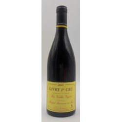 Photographie d'une bouteille de vin rouge Sarrazin Les Vieilles Vignes 2021 Givry Rge 75cl Crd