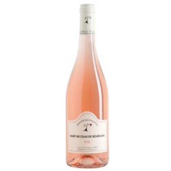Photographie d'une bouteille de vin rosé Vallettes St Nicolas-De-Bourgueil 2022 Rose 75cl Crd
