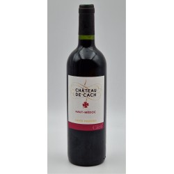 Photographie d'une bouteille de vin rouge Cht De Cach Prestige 2018 Haut-Medoc Rge 75cl Crd