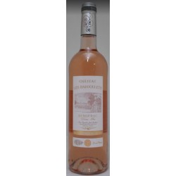 Photographie d'une bouteille de vin rosé Cht Les Bardoulets 2021 Bergerac Rose 75cl Crd