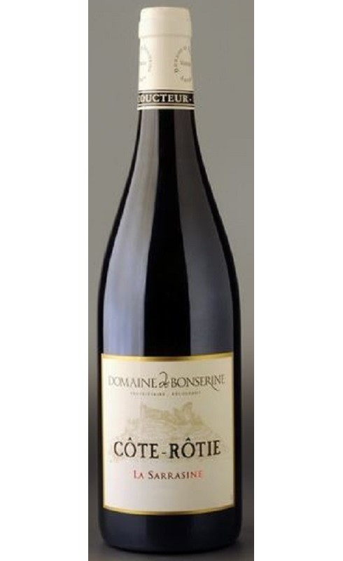 Photographie d'une bouteille de vin rouge Bonserine La Sarrasine 2020 Cote-Rotie Rge 1 5 L Crd