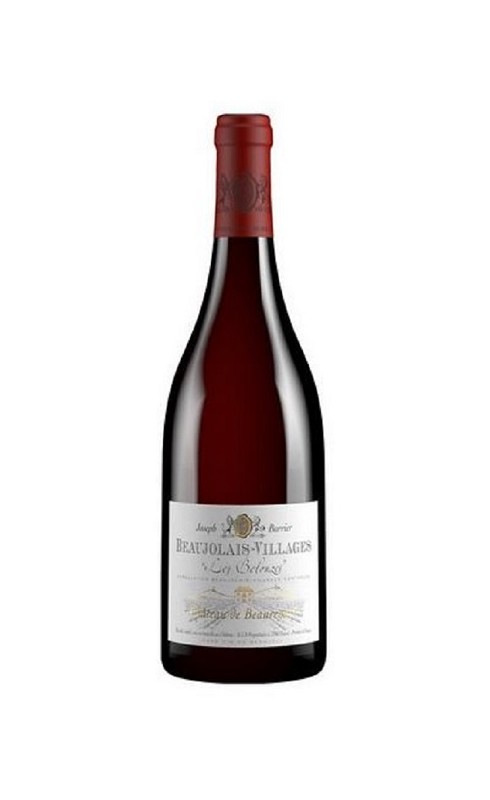 Photographie d'une bouteille de vin rouge Burrier Les Belouzes Aoc 2018 Bjls Village Rge 75cl Crd