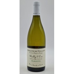 Photographie d'une bouteille de vin blanc Villaine Margotes 1er Cru 2020 Rully Blc Bio 75cl Crd