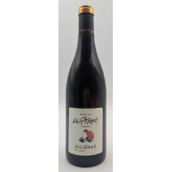 Photographie d'une bouteille de vin rouge Aufranc Les Crots 2022 Julienas Rge 75cl Crd