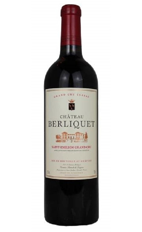 Photographie d'une bouteille de vin rouge Cht Berliquet 2021 St-Emilion Gc Rge 75cl Crd
