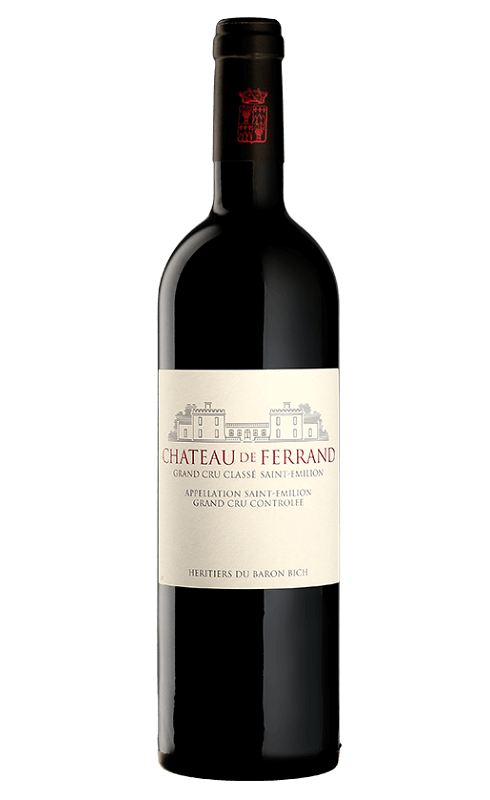 Photographie d'une bouteille de vin rouge Cht De Ferrand 2021 St-Emilion Gc Rge 75cl Crd
