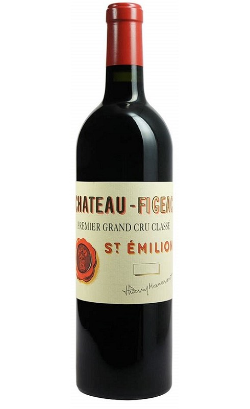 Photographie d'une bouteille de vin rouge Cht Figeac 2021 St-Emilion Gc Rge 75cl Crd