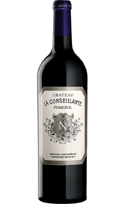 Photographie d'une bouteille de vin rouge Cht La Conseillante 2021 Pomerol Rge 75cl Crd