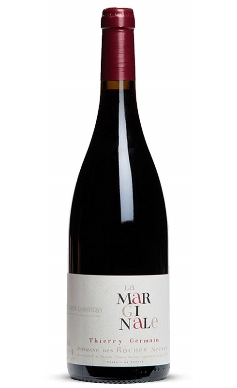 Photographie d'une bouteille de vin rouge Germain La Marginale 2022 Saum Champ Rge 75cl Crd