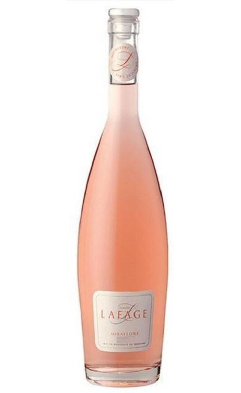 Photographie d'une bouteille de vin rosé Lafage Miraflors 2023 Igp Cote Catalanes Rose 75cl Crd