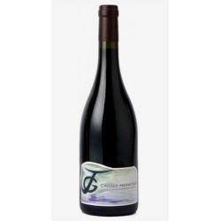 Photographie d'une bouteille de vin rouge Gaillard Cornas 2021 Rge 75cl Crd