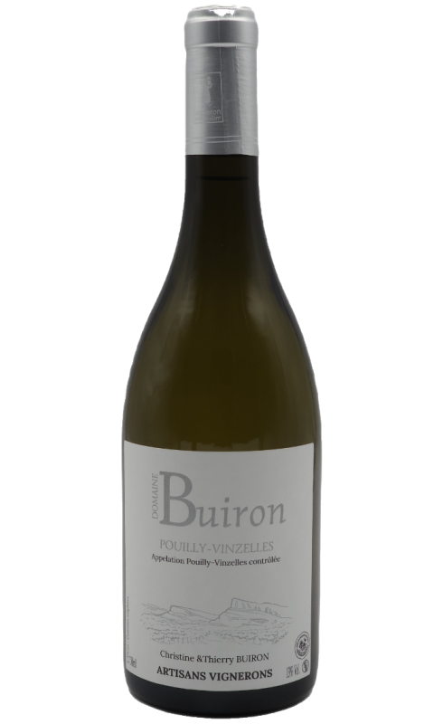 Photographie d'une bouteille de vin blanc Buiron Pouilly-Vinzelles 2022 Blc 75cl Crd