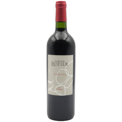 Photographie d'une bouteille de vin rouge Rotier Les Gravels 2020 Gaillac Rge Bio 75 Cl Crd