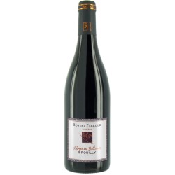 Photographie d'une bouteille de vin rouge Perroud L Enfer Des Balloquets 2022 Brouilly Rge 75cl Crd