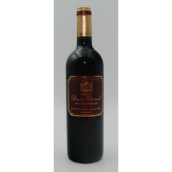 Photographie d'une bouteille de vin rouge Bessou Roche Barrail 2020 Bdx Rge 75cl Crd