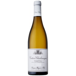 Photographie d'une bouteille de vin blanc Bize Corton-Charlemagne 2018 Blc 75cl Crd
