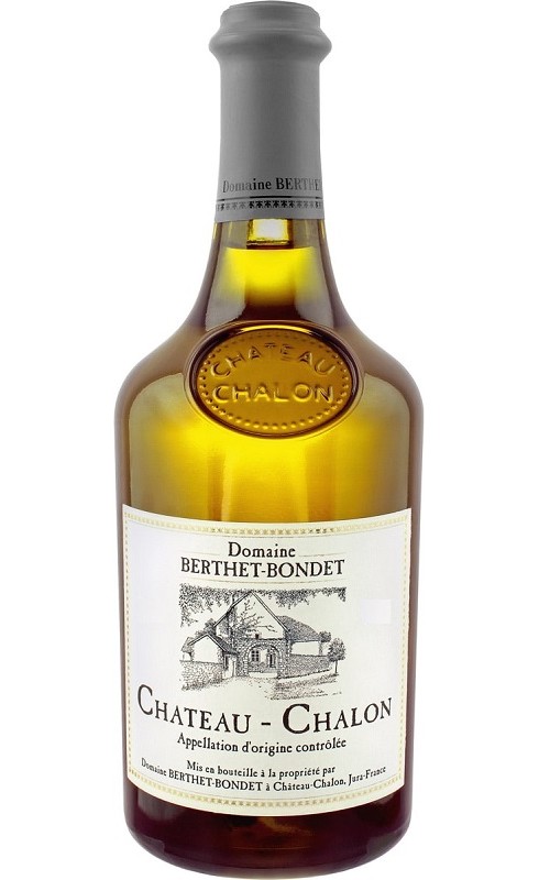 Photographie d'une bouteille de vin blanc Berthet-Bondet Cht Chalon 2016 Cht-Chalon Jaune 62cl Crd