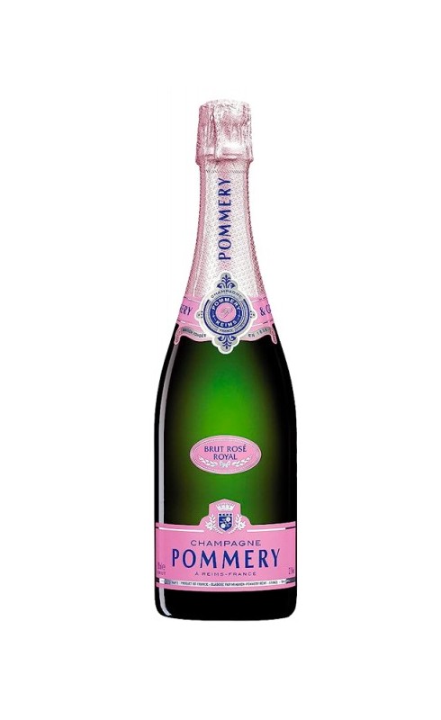 Photographie d'une bouteille de Pommery Brut Royal Rose Champagne Rose 75cl Crd