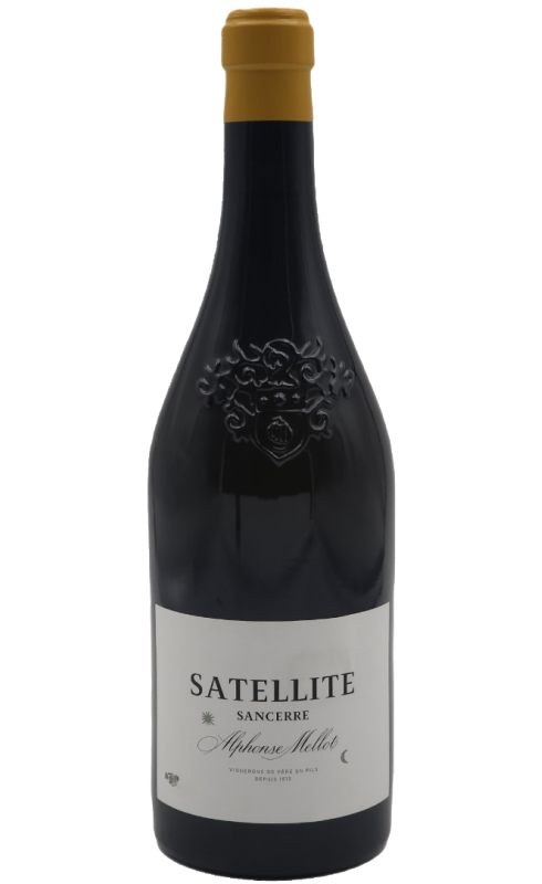 Photographie d'une bouteille de vin blanc Mellot Satellite 2020 Sancerre Blc Bio 1 5 L Crd