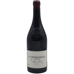 Photographie d'une bouteille de vin rouge Mellot La Demoiselle 2018 Sancerre Rge Bio 75cl Crd