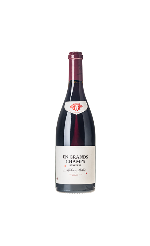 Photographie d'une bouteille de vin rouge Mellot En Grand Champs 2019 Sancerre Rge Bio 75cl Crd