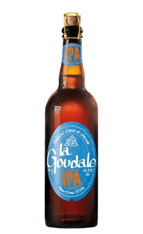 Photographie d'une bouteille de bière Goudale Ipa 7 2 75cl Crd