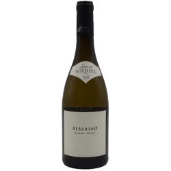 Photographie d'une bouteille de vin blanc Miquel Albarino 2022 Pays De L Aude Blc 75cl Crd