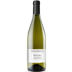 Photographie d'une bouteille de vin blanc Raquillet Mercurey Vieilles Vignes 2021 Blc 75cl Crd