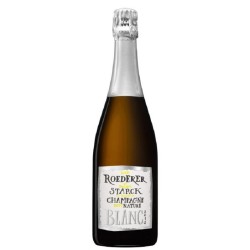 Photographie d'une bouteille de Roederer Brut Cuvee Philippe Starck 2015 Blc 75cl Crd