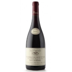 Photographie d'une bouteille de vin rouge Pousse D Or Les Charmes 2020 Chambolle Rge 75cl Crd