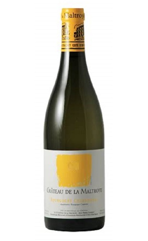 Photographie d'une bouteille de vin blanc Maltroye Bourgogne Chardonnay 2021 Blc 75cl Crd