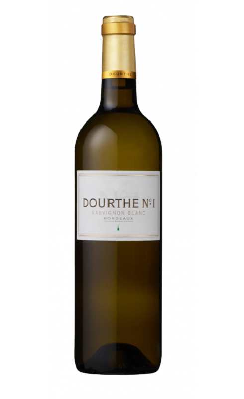Photographie d'une bouteille de vin blanc Dourthe Dourthe N 1 2023 Bdx Blc 75cl Crd
