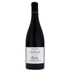 Photographie d'une bouteille de vin rouge Janasse Les Garrigues 2020 Cdr Rge 75 Cl Crd