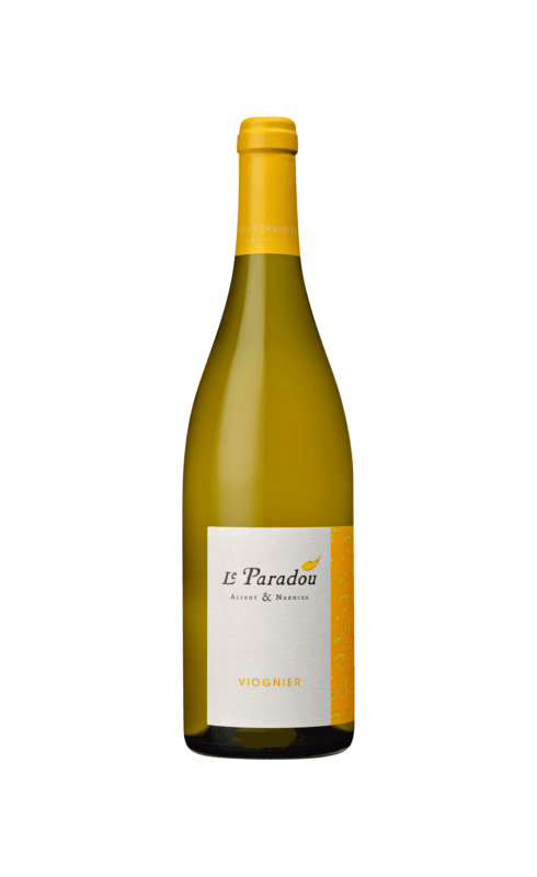 Photographie d'une bouteille de vin blanc Pesquie Paradou Viognier 2022 Igp Medit Blc 75cl Crd