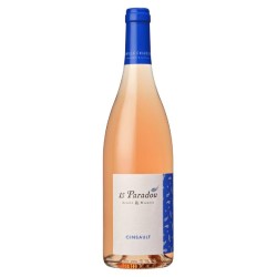 Photographie d'une bouteille de vin rosé Pesquie Paradou Cinsault 2022 Vdf Rose 75cl Crd
