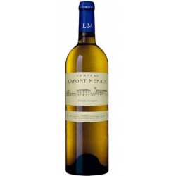 Photographie d'une bouteille de vin blanc Cht Lafont Menaut 2021 Pessac-Leognan Blc 75cl Crd