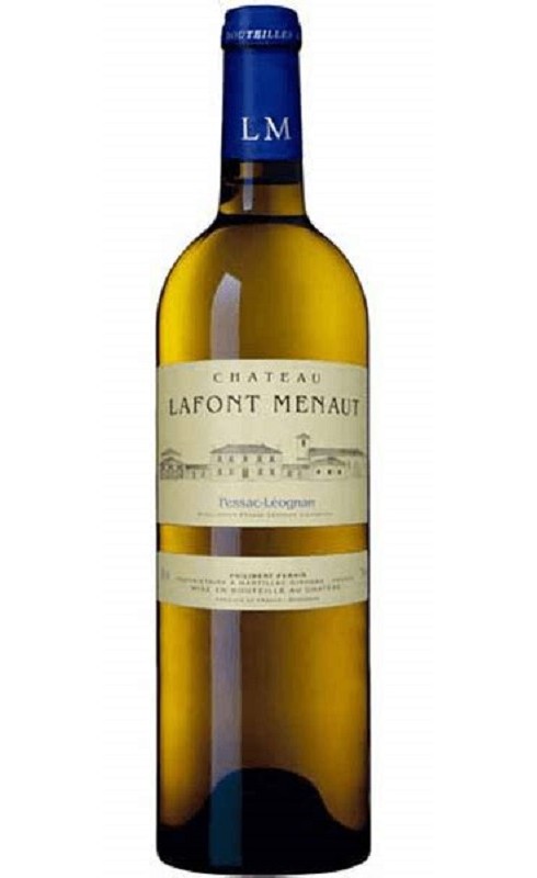 Photographie d'une bouteille de vin blanc Cht Lafont Menaut 2021 Pessac-Leognan Blc 75cl Crd