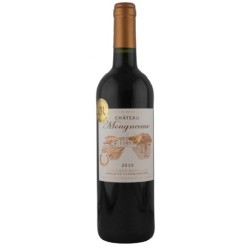 Photographie d'une bouteille de vin rouge Cht Mougneaux Cb6 2015 Bdx Sup Rge 75cl Crd