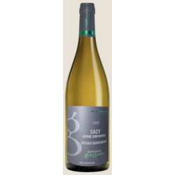 Photographie d'une bouteille de vin blanc Gueguen Sacy 2023 Bgne Blc 75cl Crd