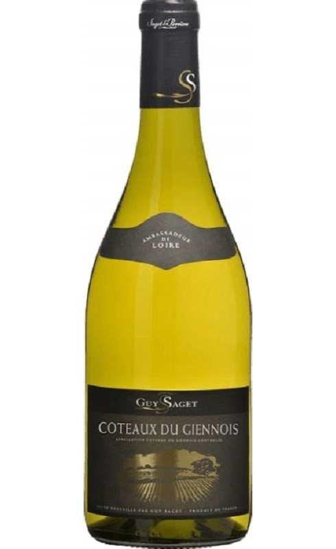 Photographie d'une bouteille de vin blanc Saget Coteaux Du Giennois 2022 Blc 75cl Crd