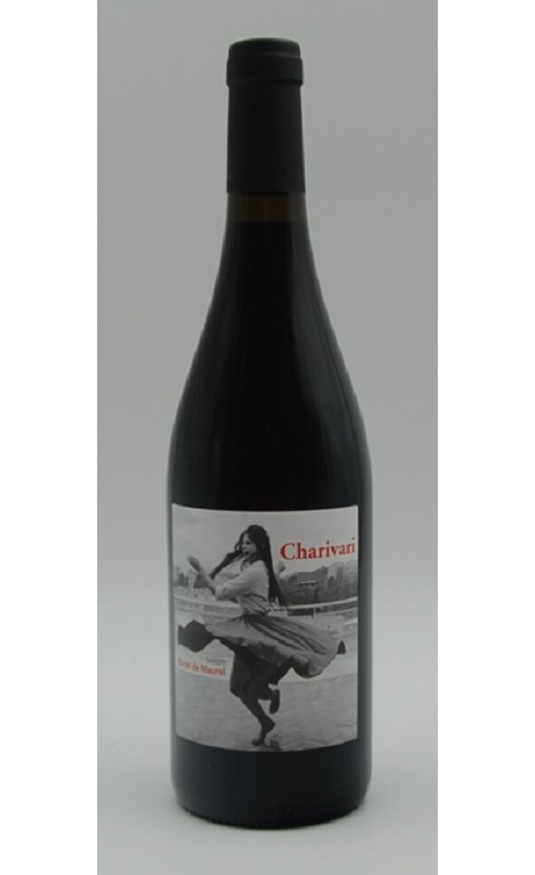 Photographie d'une bouteille de vin rouge Borie Charivari 2023 Vdf Lgdoc Rge Bio 75cl Crd
