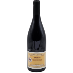 Photographie d'une bouteille de vin rouge Goubert Sablet 2020 Cotes Du Rhone Villages Rge 75cl Crd