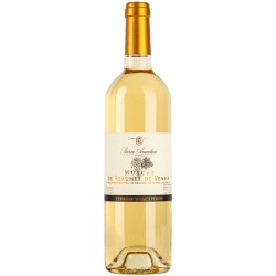 Photographie d'une bouteille de vin blanc Amadieu Muscat De Beaumes De Venise 2020 Blc 75cl Crd