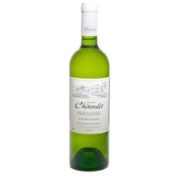 Photographie d'une bouteille de vin blanc Chiroulet Terres Blanches 2022 Cdgascon Blc 75cl Crd