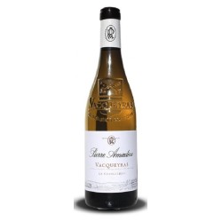 Photographie d'une bouteille de vin blanc Amadieu La Grangeliere 2022 Vacqueyras Blc 75cl Crd