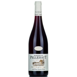 Photographie d'une bouteille de vin rouge Pellehaut Harmonie 2023 Igp Cotes Gascogne Rge 75cl Crd